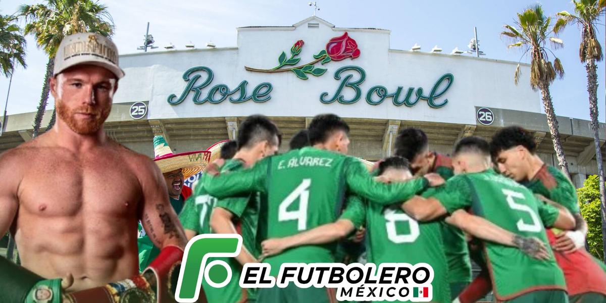 (VIDEO) Así fue la llegada de Sául Canelo Álvarez al Rose Bowl para el México vs Estados Unidos