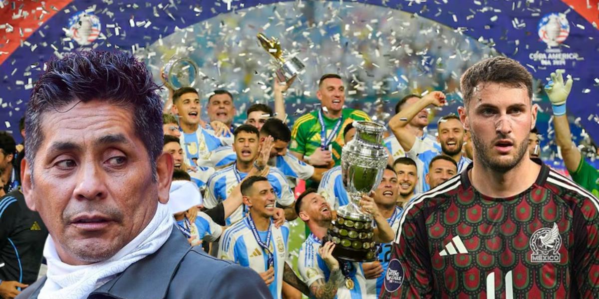 Selección de Argentina levanta el trofeo de la Copa América (Fuente: La Nación) 