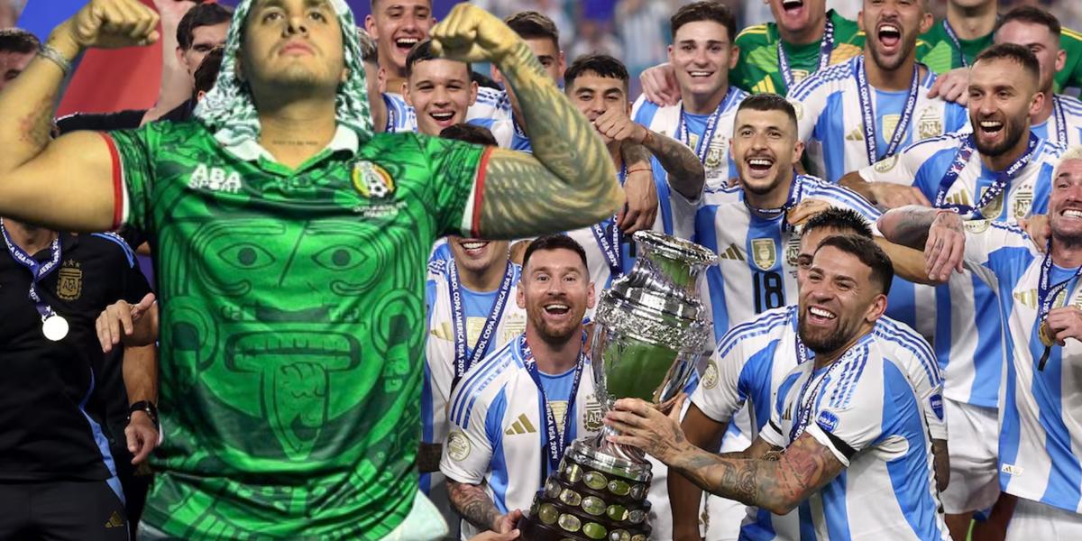 Que ya se retire, Argentina jugó mejor sin Messi, sino Colombia hubiera sido campeón de América