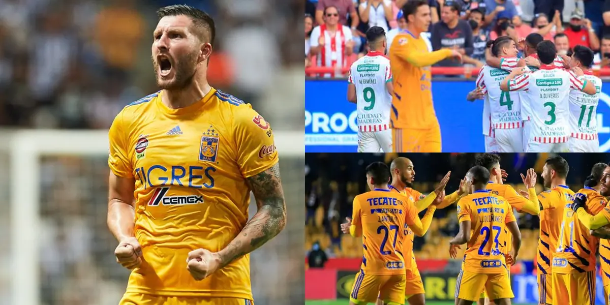 Tigres fue derrotado por Necaxa en duelo correspondiente a la jornada 14 del fútbol mexicano.