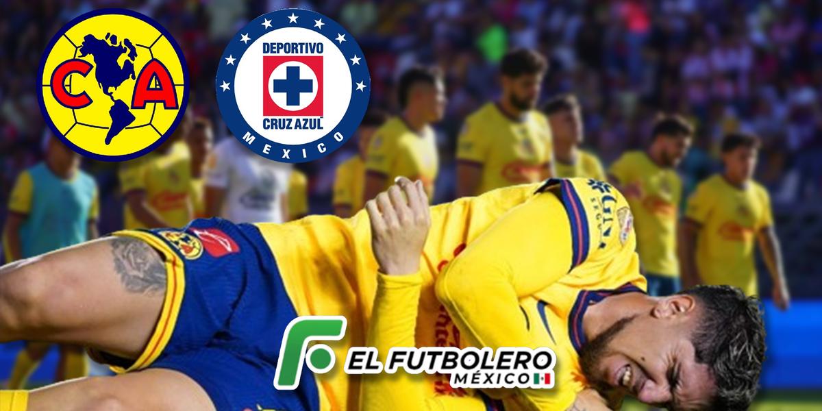 De mal y de malas, se confirma la peor noticia de Diego Valdés tras la derrota humillante del América ante el Cruz Azul